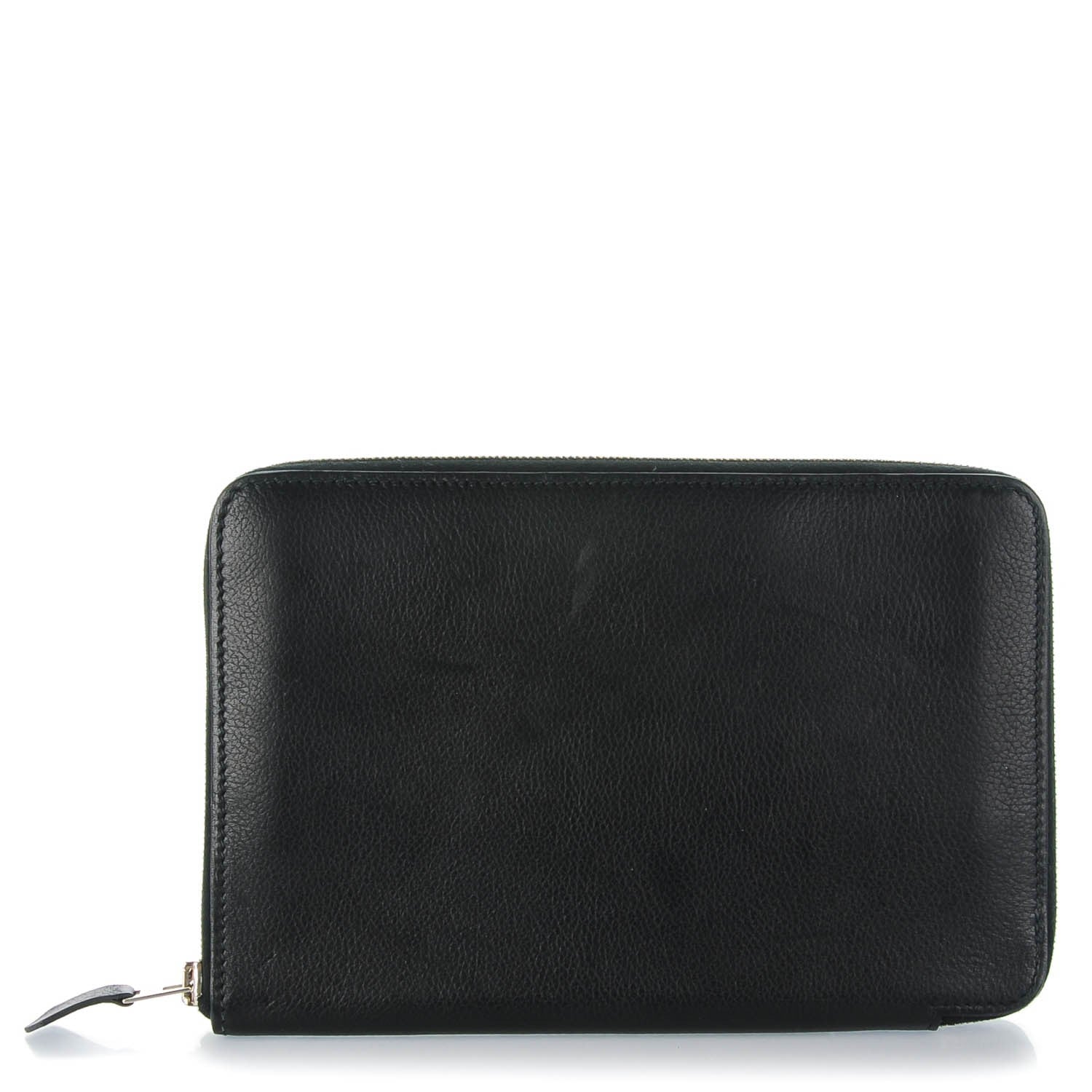 Hermes Evergrain Azap GM Combined Wallet Black 1 of 9