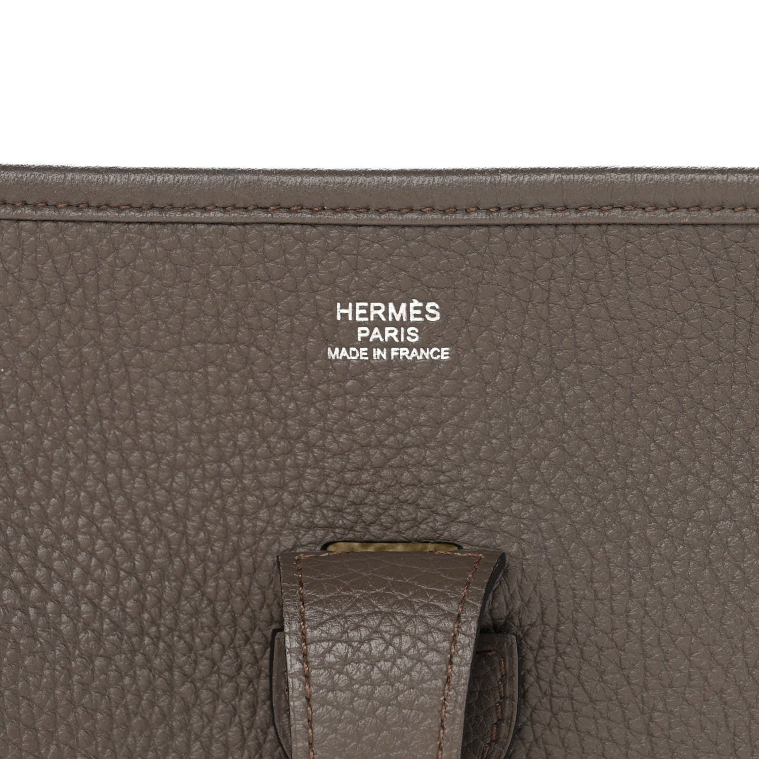 Hermes Taurillon Clemence Evelyne III GM Etain 6 of 10