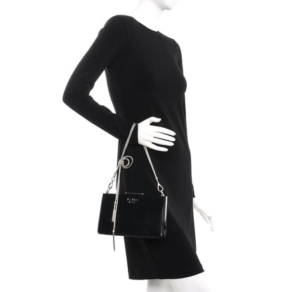 Prada Spazzolato Envelope Crossbody Clutch Nero Black 3 of 9