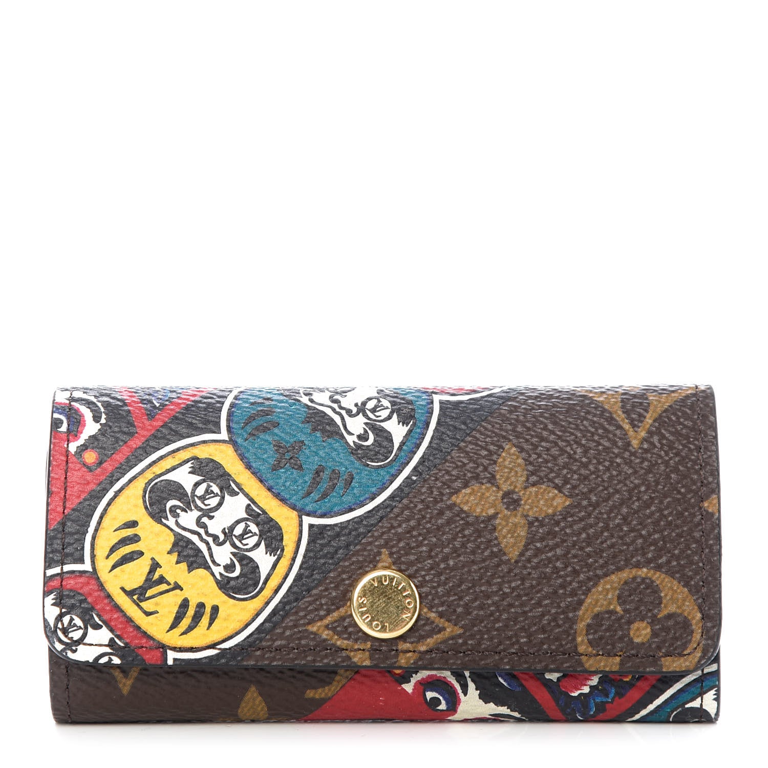 Louis Vuitton Monogram Kabuki 4 Key Multicles Holder 1 of 7