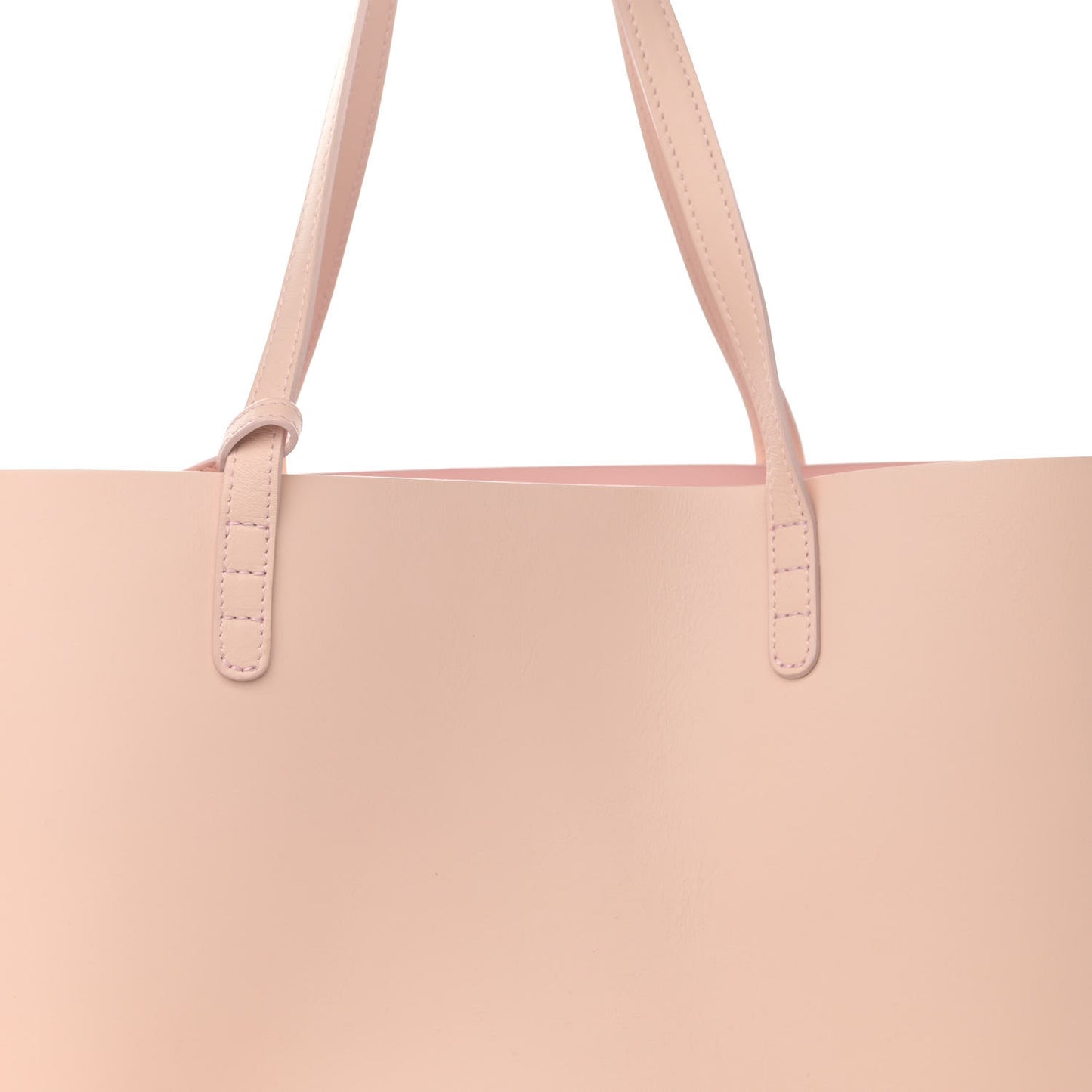 Vegetable Tanned Calfskin Large Shopping Bag Rosa