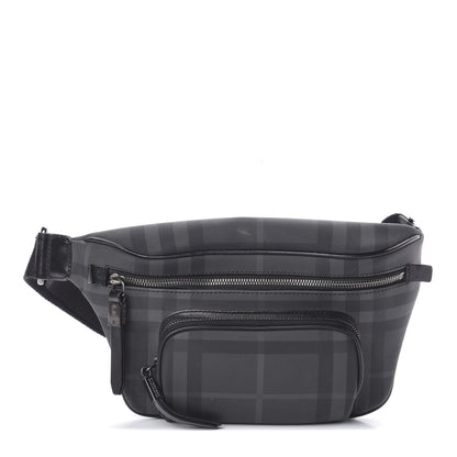 Burberry London Check Bum Bag Dark Charcoal 1 of 8