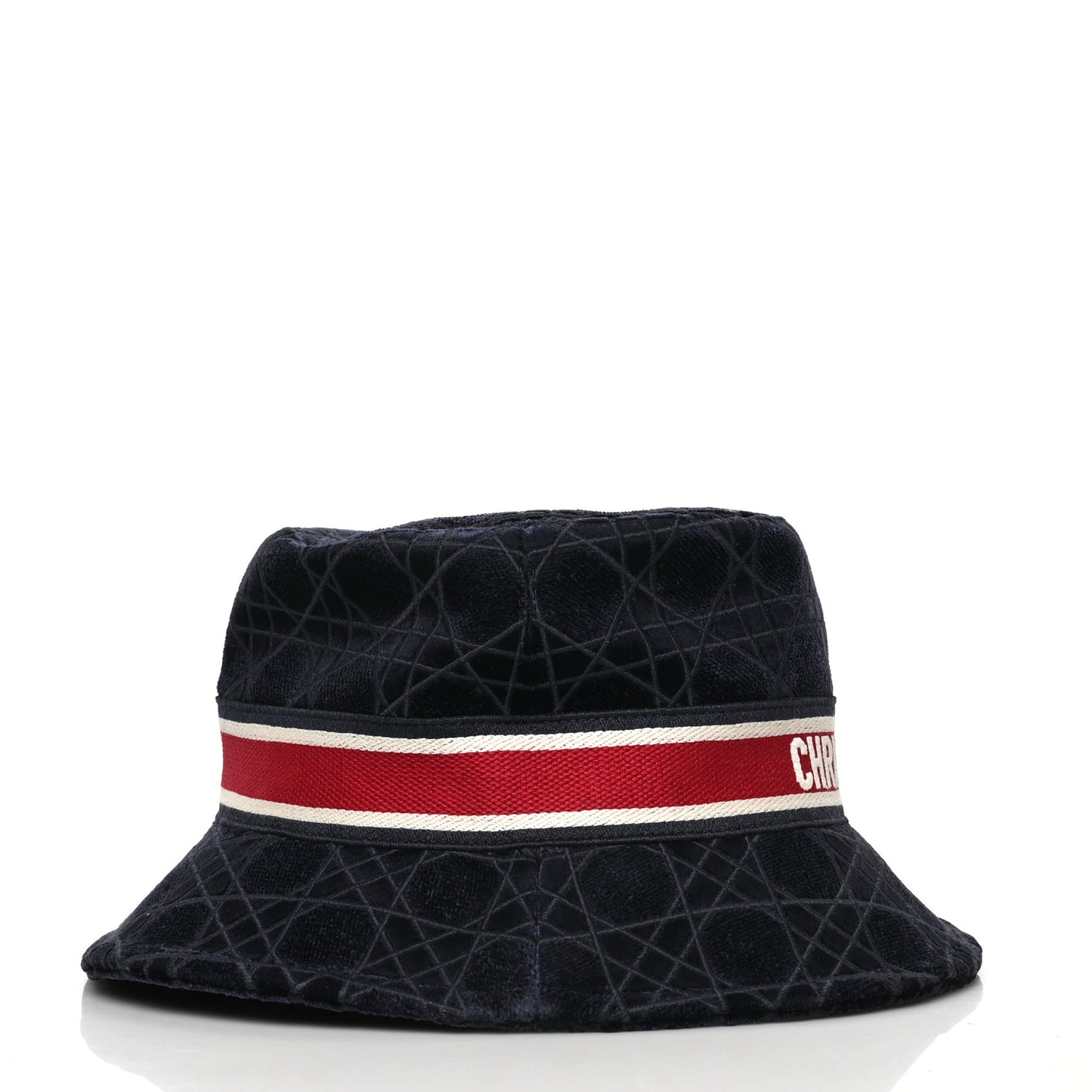 Velvet Cannage Bob Bucket Hat 57 Blue