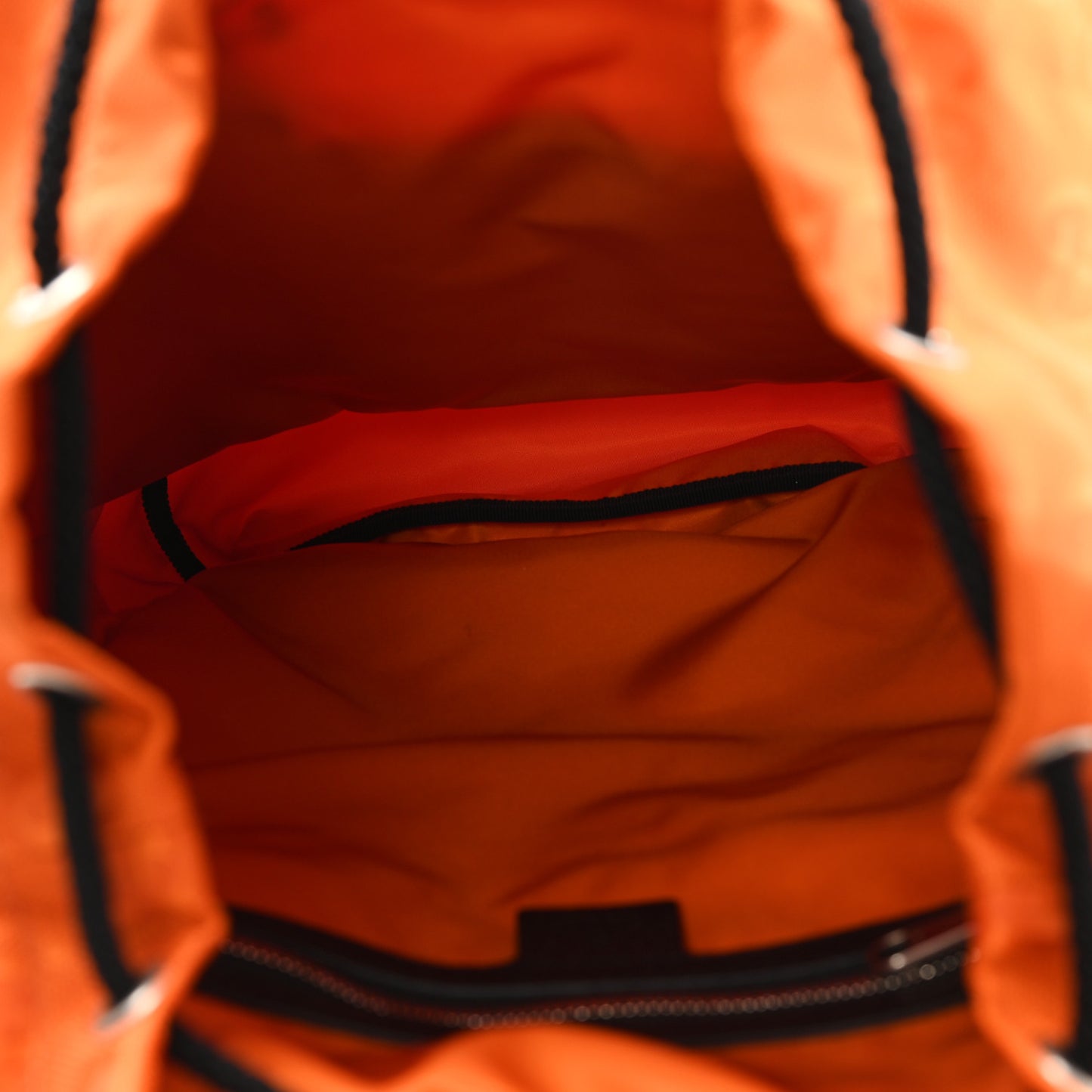 Econyl Nylon Monogram Off The Grid Utility Pocket Backpack Carrot Orange Black