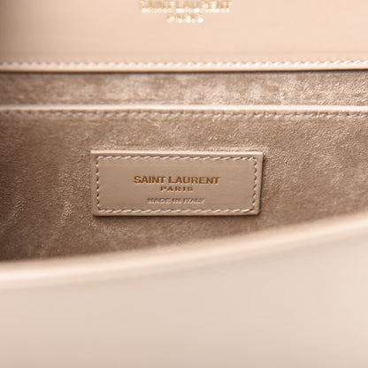Saint Laurent Smooth Calfskin Medium Classic Monogram Kate Tassel Satchel Dark Beige 8 of 10