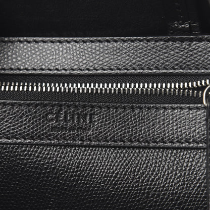 Celine Grained Calfskin Small Vertical Cabas Black 8 of 13