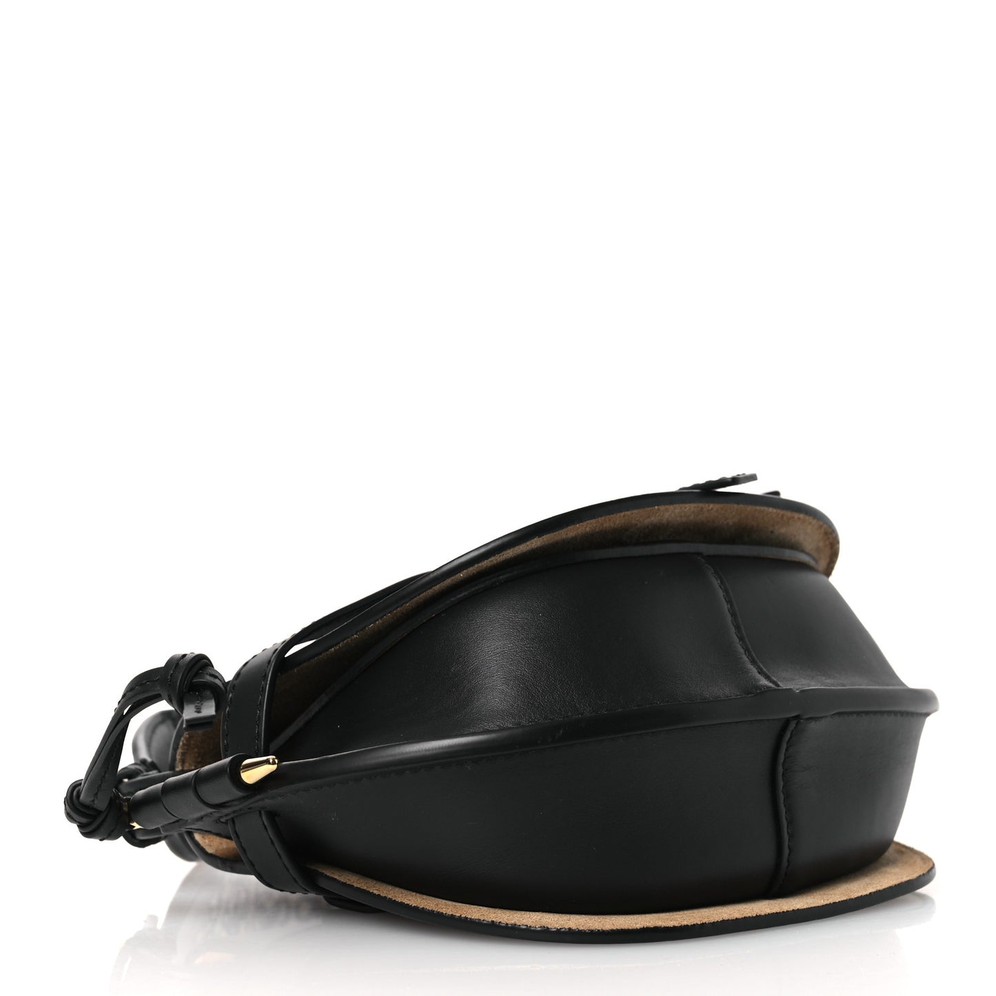 Calfskin Jacquard Mini Gate Dual Bag Black