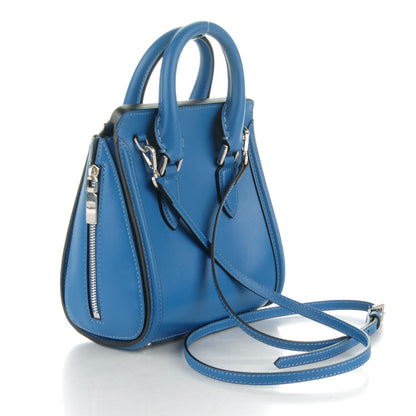 Alexander McQueen Calfskin Mini Heroine Blue 3 of 8