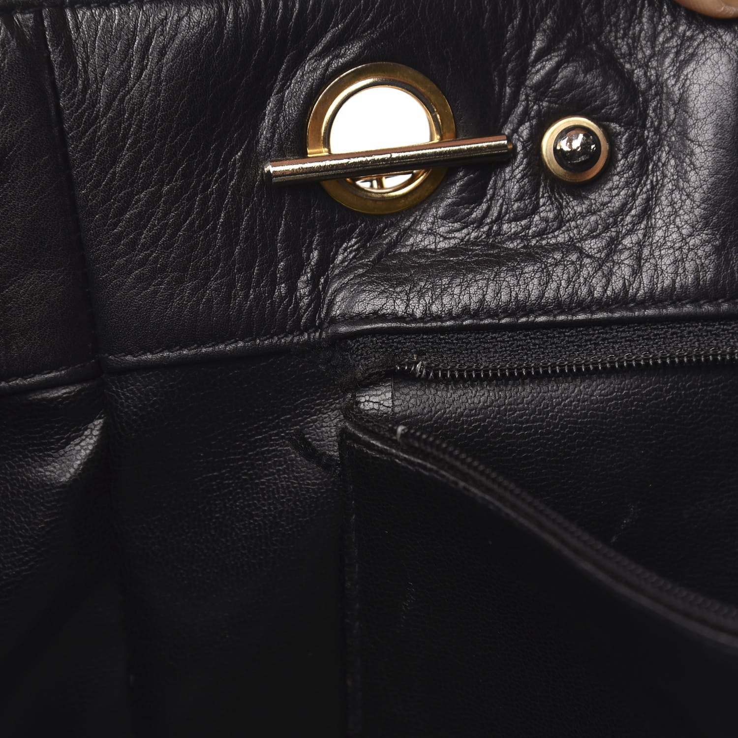 Chanel Lambskin Quilted Shoulder Bag Black 13 of 18