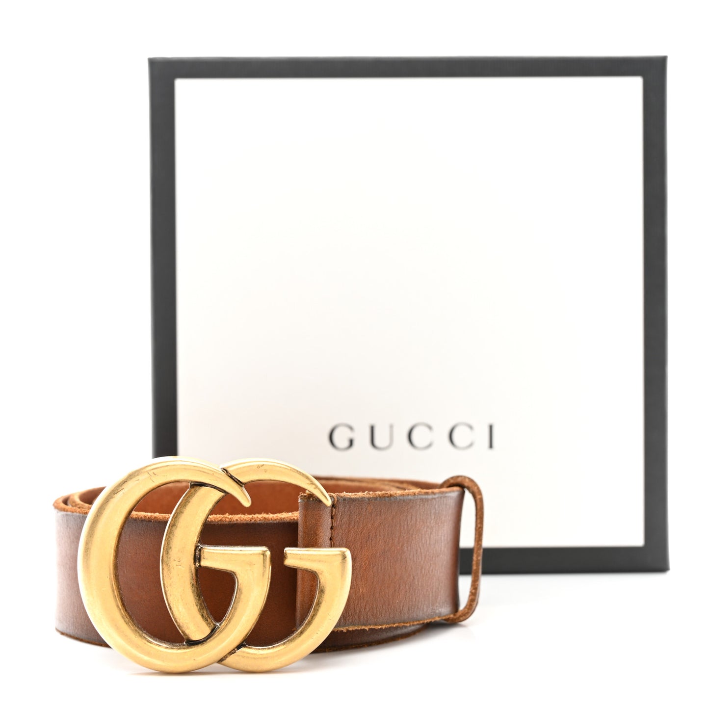 Faded Calfskin Double G 40mm Belt 95 38 Cuir