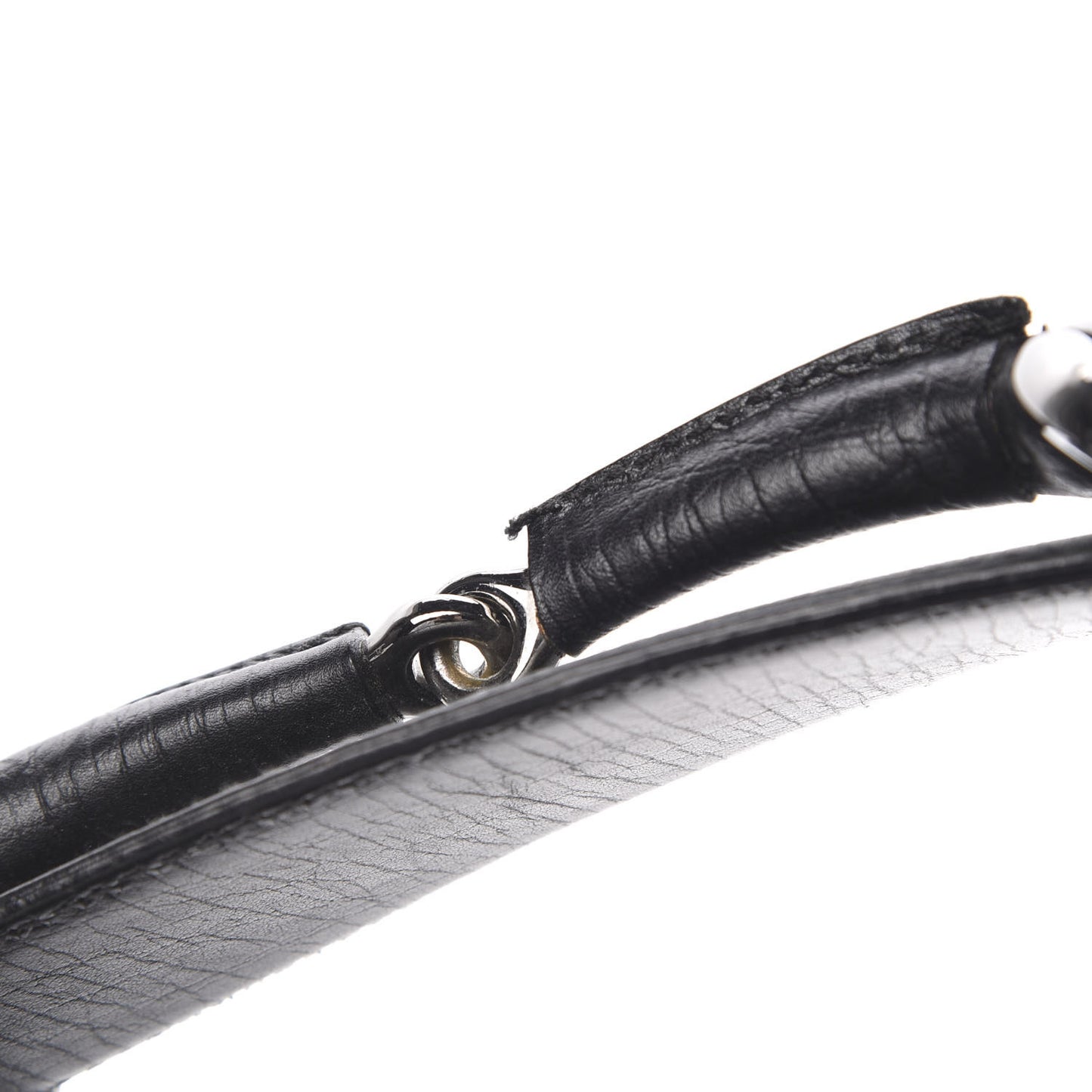 Monogram Medium Horsebit Chain Hobo Black
