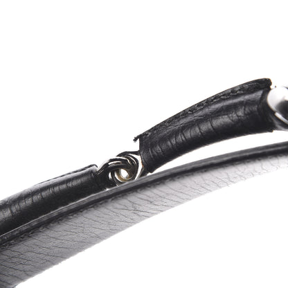 Gucci Monogram Medium Horsebit Chain Hobo Black 13 of 14