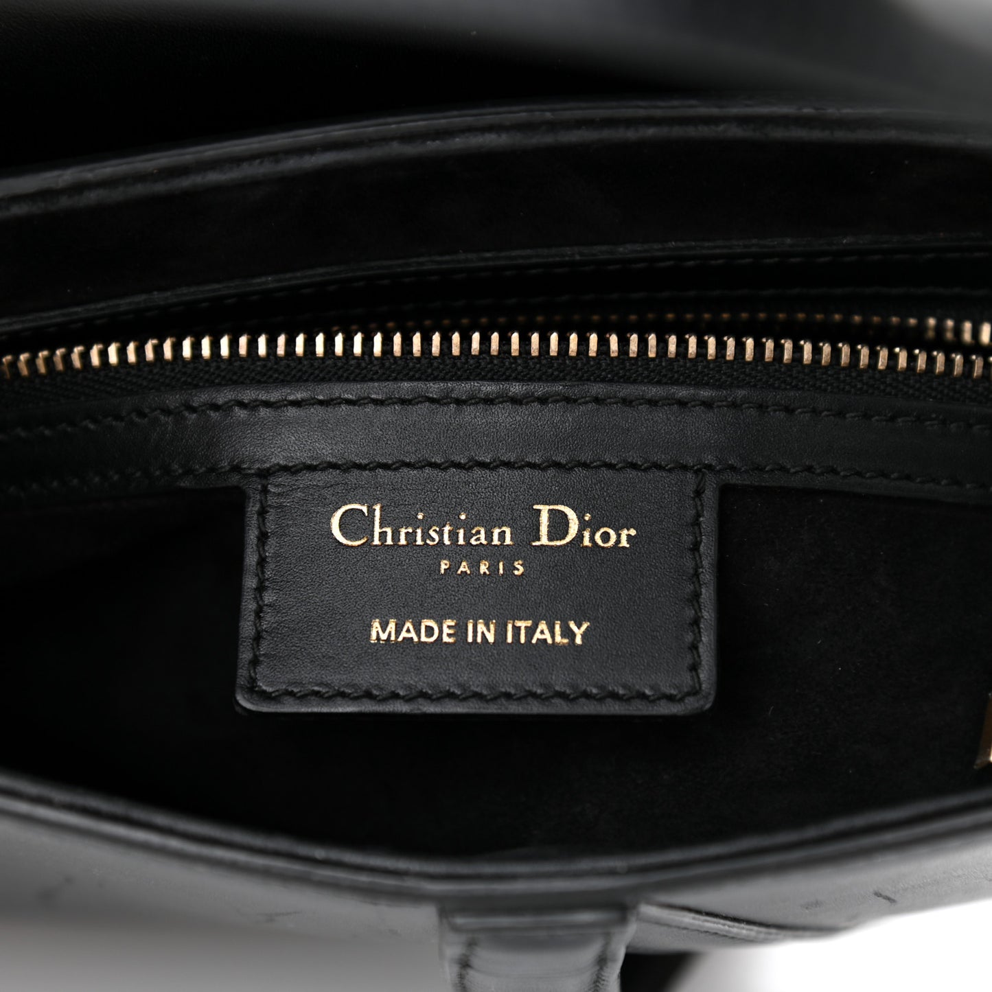 Calfskin Saddle Bag Black