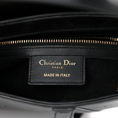 Christian Dior Calfskin Saddle Bag Black 6 of 10