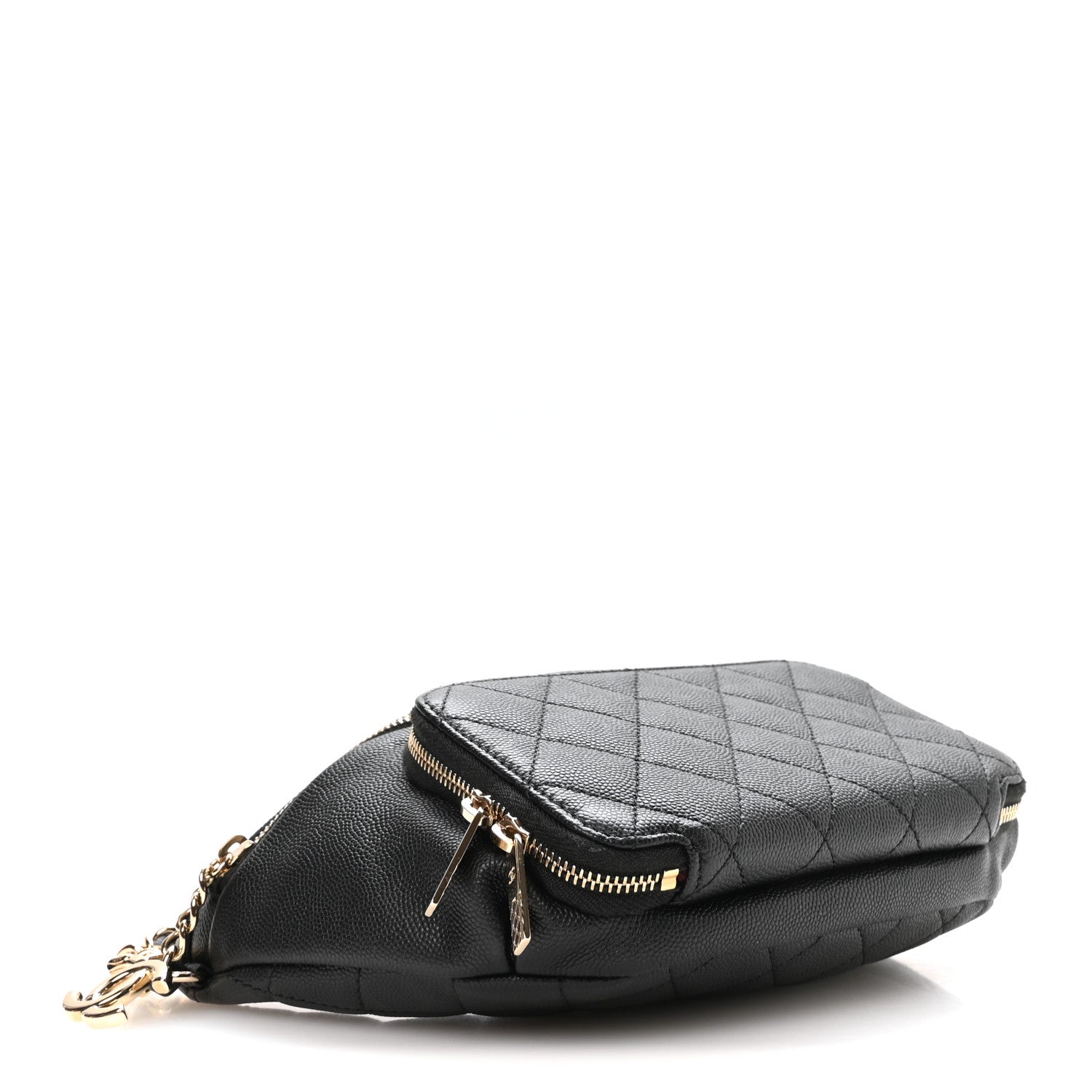 Chanel Caviar Quilted Business Affinity Waist Belt Bag Black 4 of 10