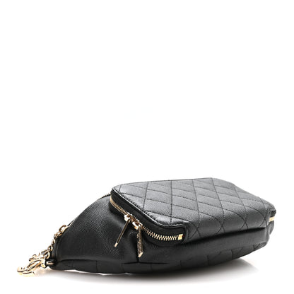 Chanel Caviar Quilted Business Affinity Waist Belt Bag Black 4 of 10