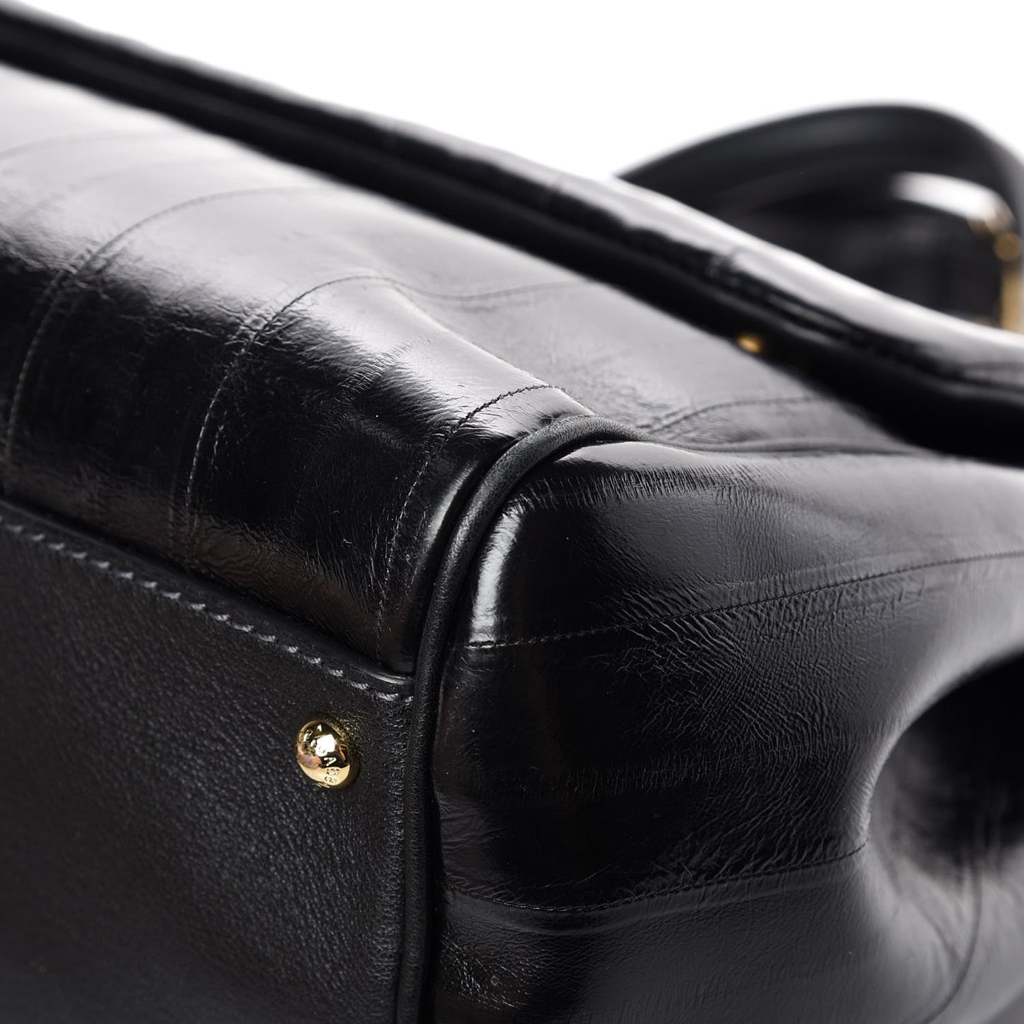 Eel Large Miss Sicily Satchel Black