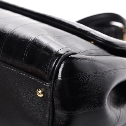 Dolce & Gabbana Eel Large Miss Sicily Satchel Black 14 of 16
