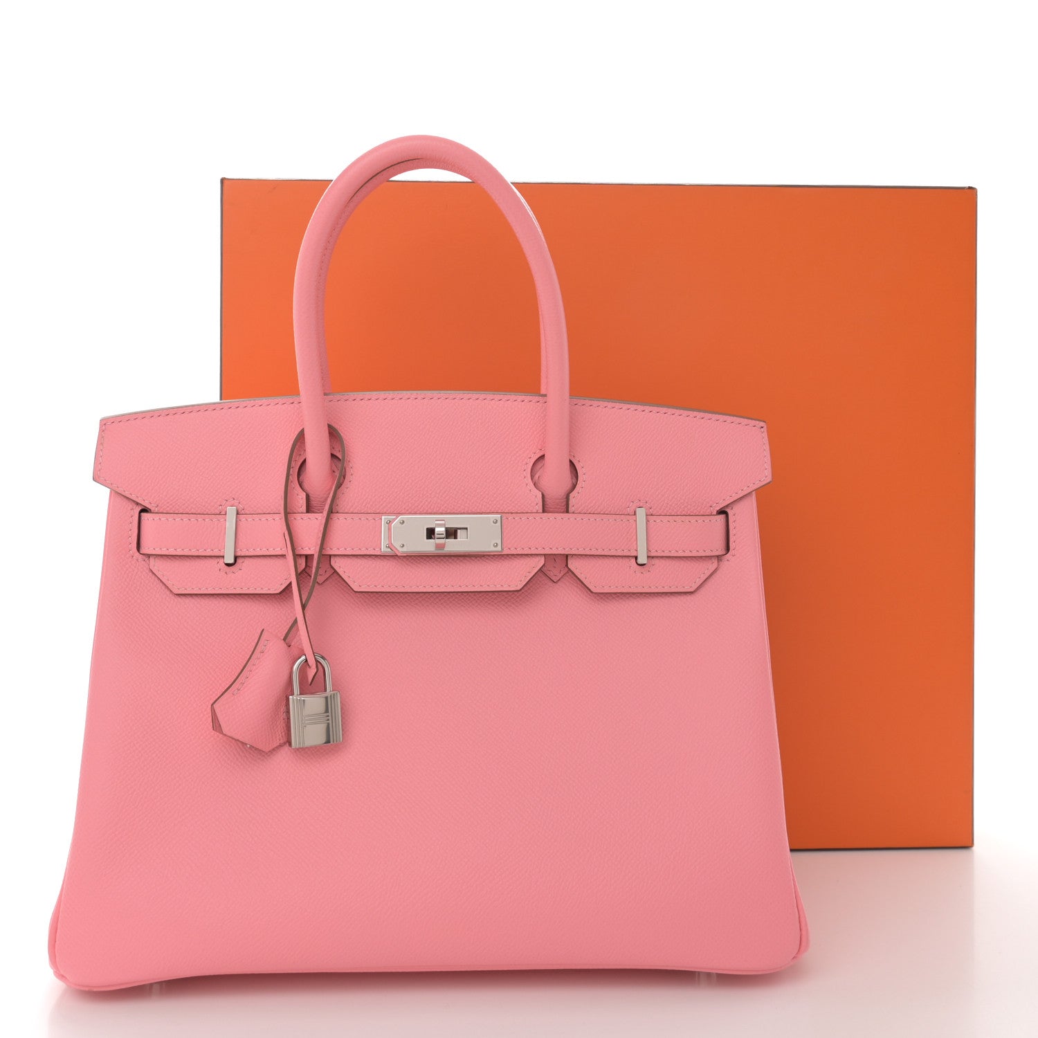 Hermes Epsom Birkin 30 Rose Confetti 13 of 13