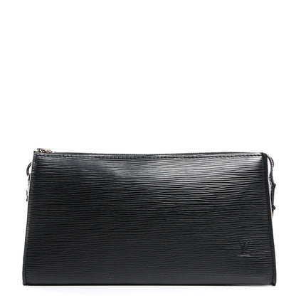 Louis Vuitton Epi Pochette Accessories 24 Black 1 of 7