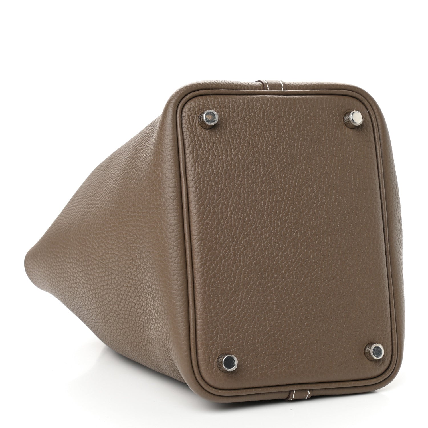Hermes Taurillon Clemence Picotin Lock 18 PM Etoupe 3 of 8