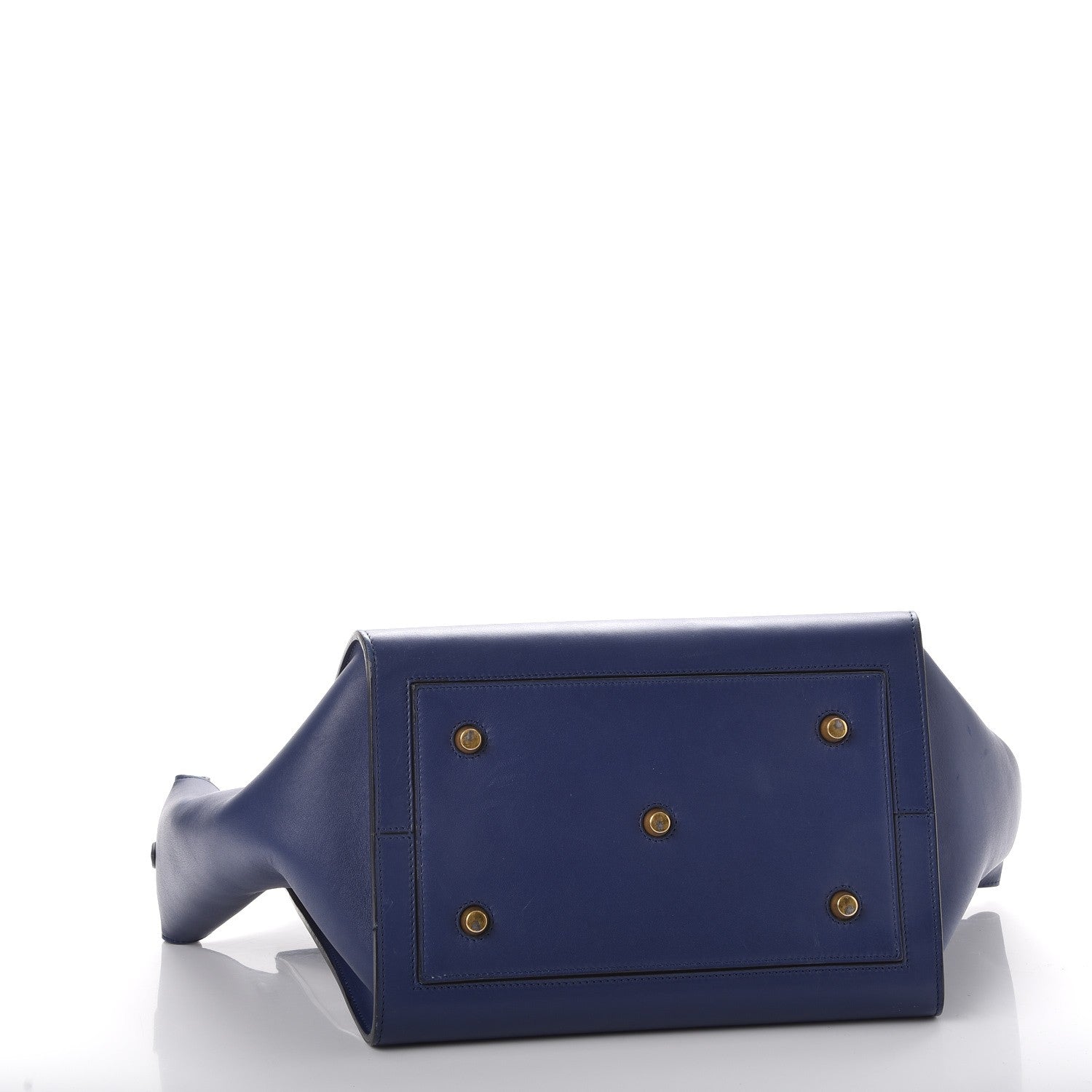 Celine Smooth Calfskin Small Tie Knot Tote Dark Indigo 4 of 23