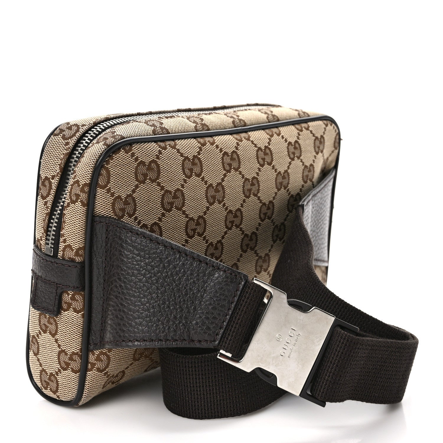 Gucci Monogram Belt Bag Dark Brown 3 of 10
