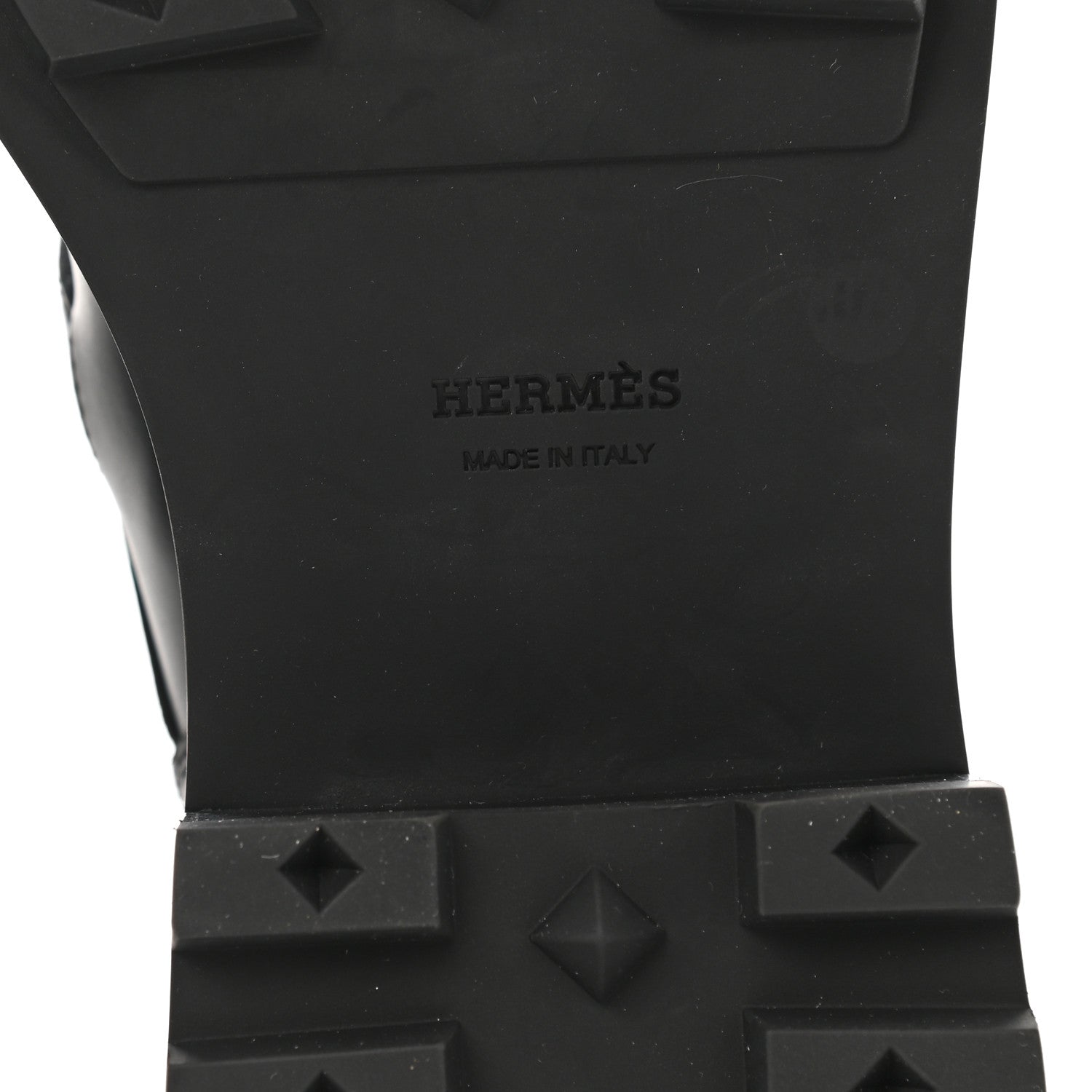 Hermes Glossed Calfskin First Oxford 37.5 Black 6 of 9