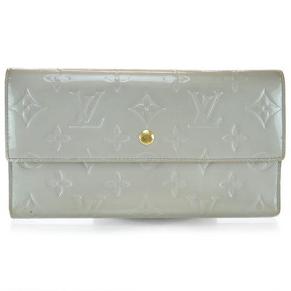 Louis Vuitton Vernis Porte Tresor International Wallet Silver 1 of 6