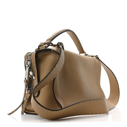 Fendi Cuoio Romano Selleria Lei Boston Tote Miele Scuro 3 of 9