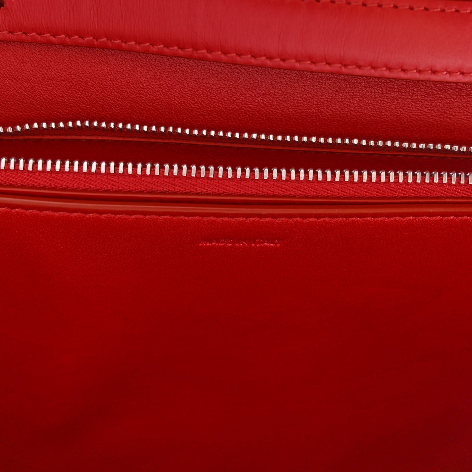 Celine Box Calfskin Medium Classic Box Flap Bag Red 7 of 10