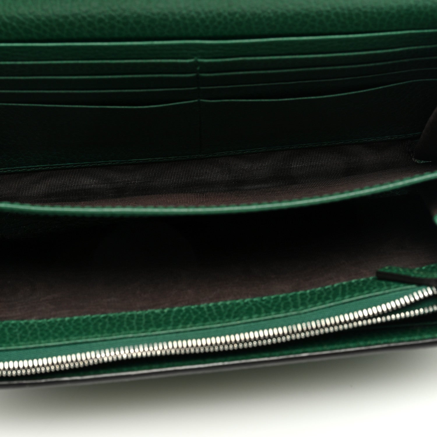 Gucci Calfskin Mini Dionysus Chain Wallet Emerald 5 of 8