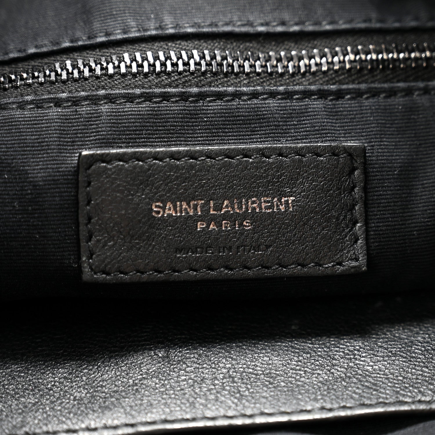 Saint Laurent Crinkled Calfskin Matelasse Monogram Large Niki Shopper Tote Black 6 of 12