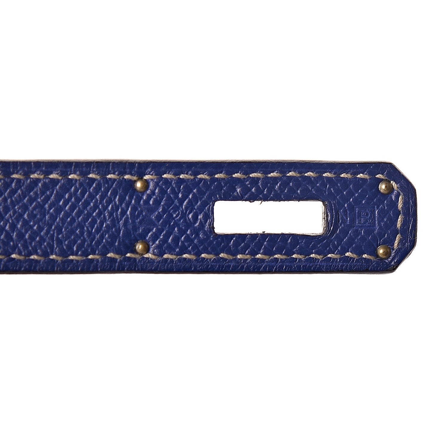 Hermes Epsom Candy Kelly Retourne 32 Bleu Electrique Mykonos 7 of 10
