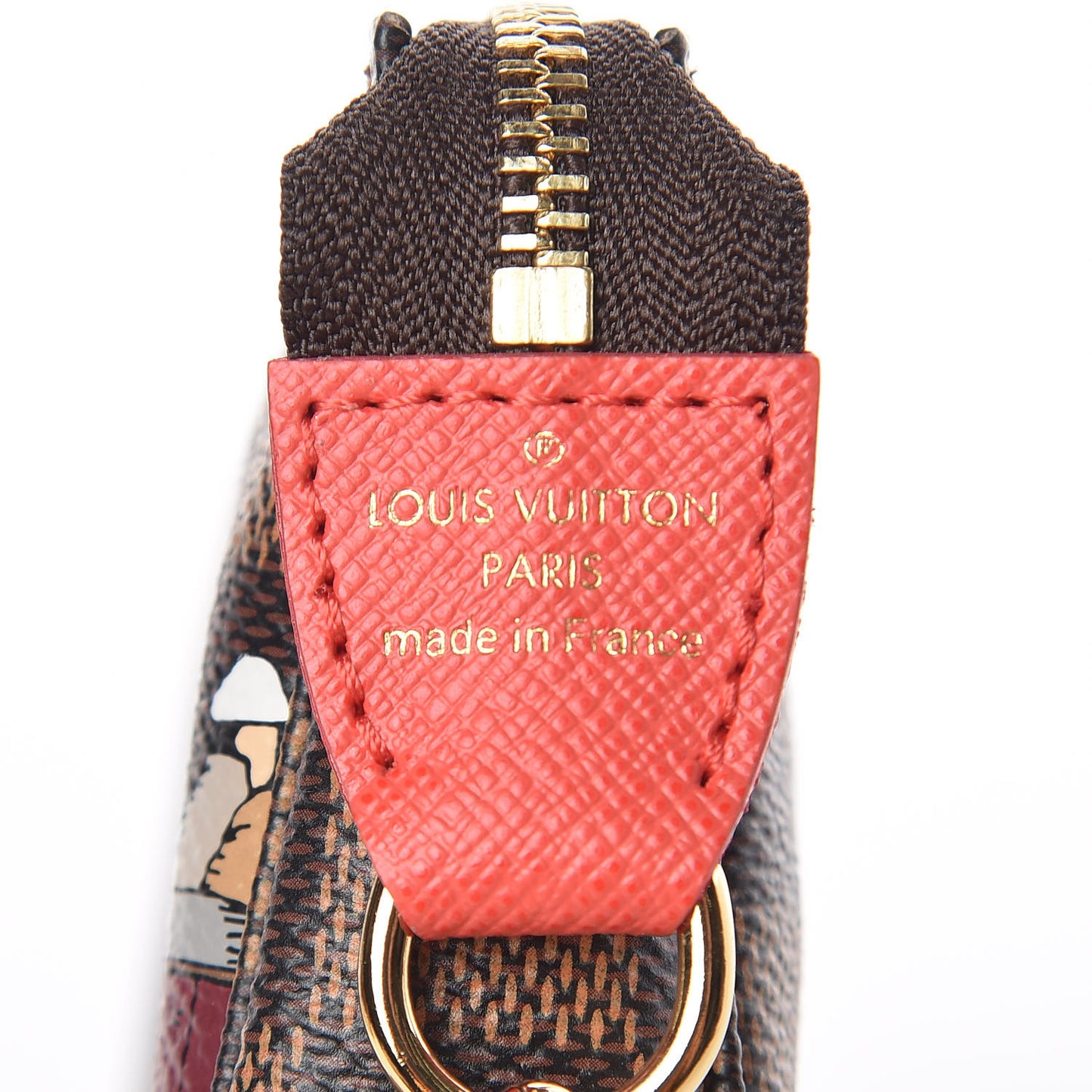 Damier Ebene 2015 Christmas Animation Mini Pochette Accessories
