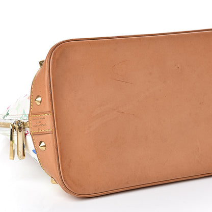 Louis Vuitton Monogram Multicolor Alma White 6 of 11