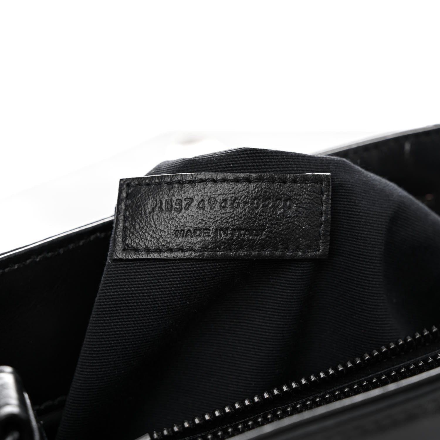 Saint Laurent Calfskin Y Quilted Monogram Monochrome Medium Loulou Chain Satchel Black 6 of 12