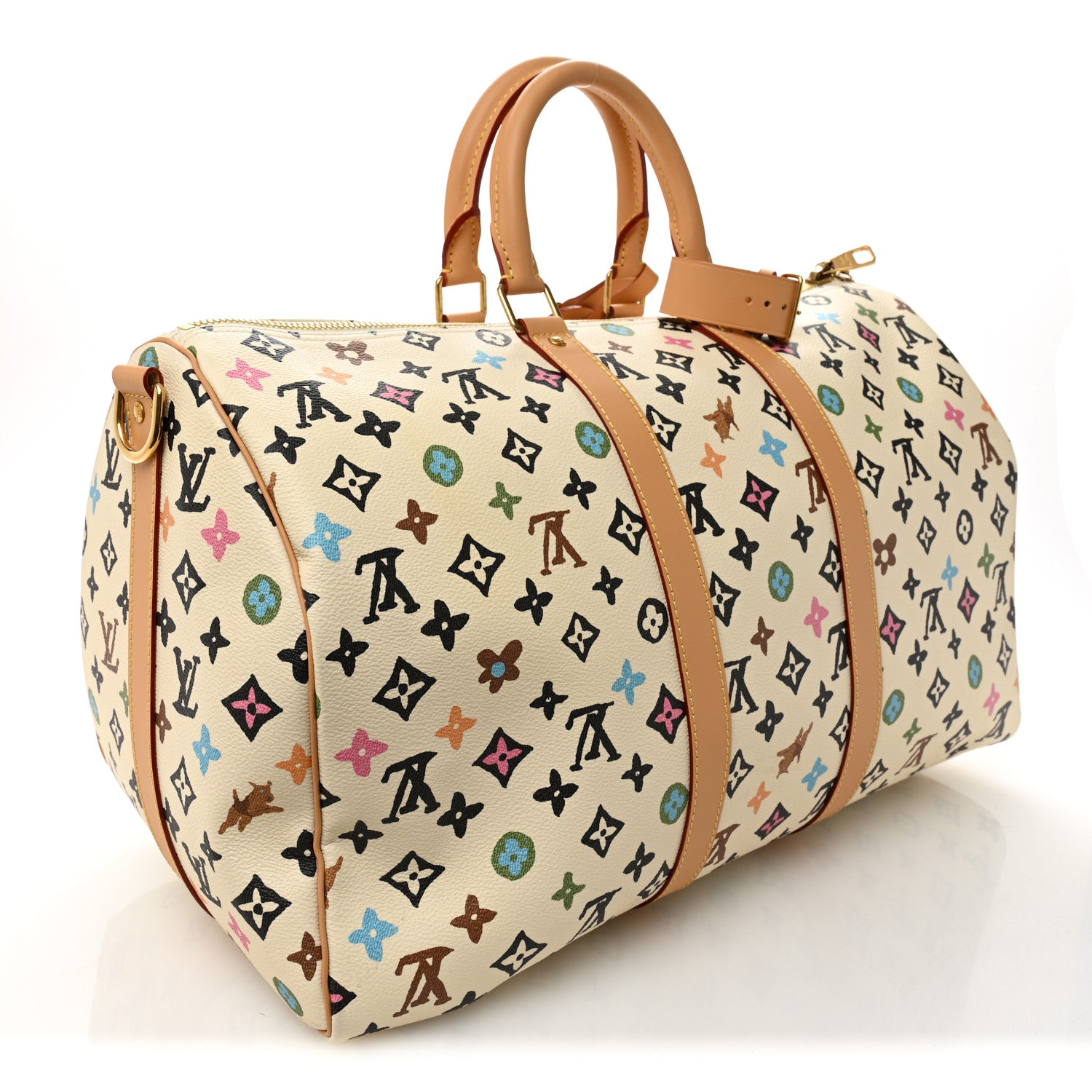 Louis Vuitton Monogram Craggy Keepall Bandouliere 45 Vanilla 2 of 8