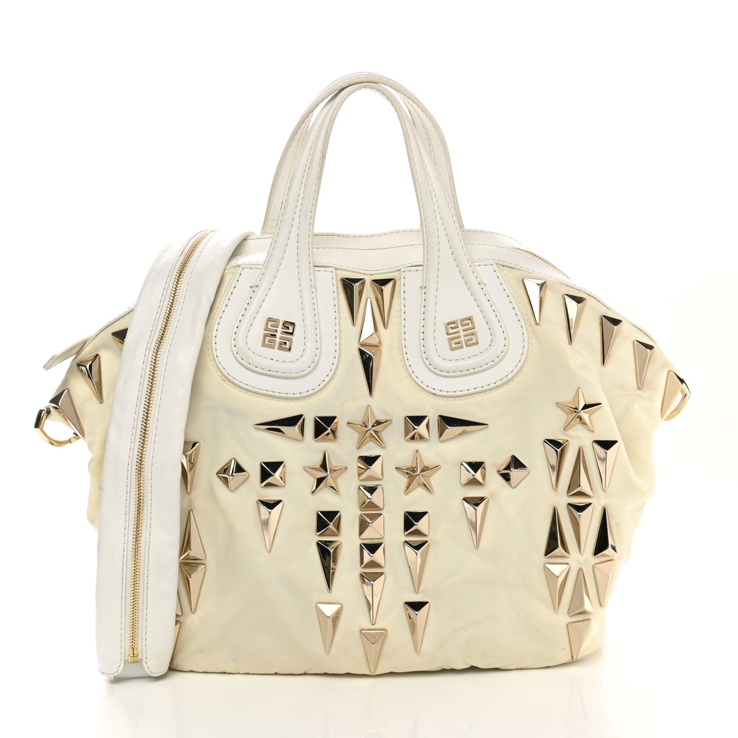 Givenchy Nylon Studded Medium Nightingale Light Beige 1 of 14