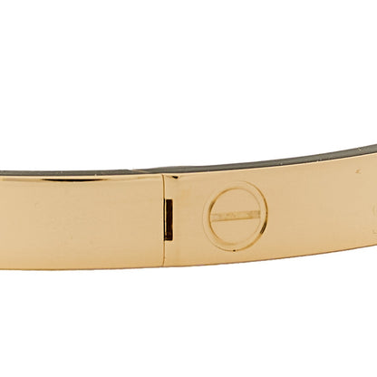 Cartier 18K Yellow Gold Medium LOVE Bracelet 17 8 of 10