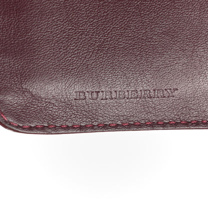 Burberry Patent London Bi-Fold Compact Wallet Burgundy 5 of 6