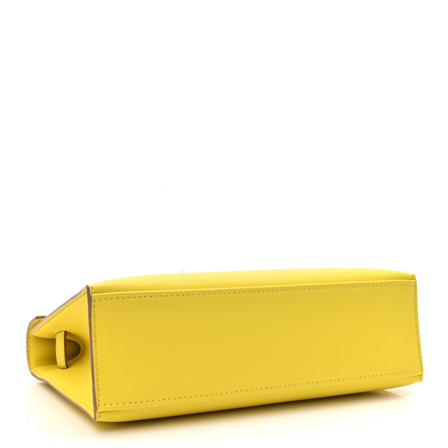 Hermes Swift Kelly Pochette Clutch Lime 4 of 11