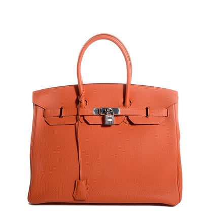 Hermes Togo Birkin 35 Orange 1 of 22