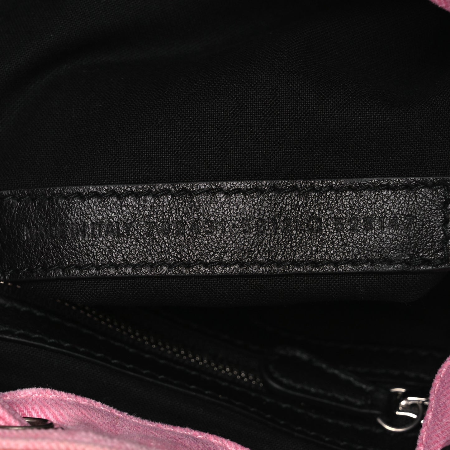 Washed Denim BB Monogram Le Cagole Bucket Bag XS Sweet Pink