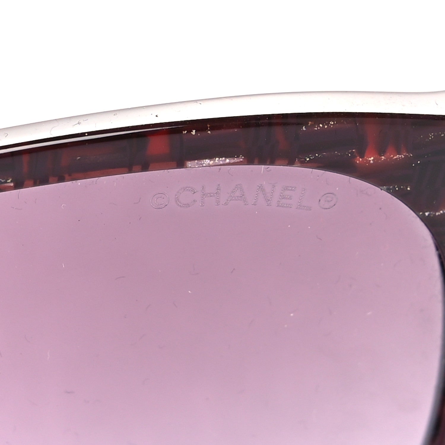 Chanel Acetate Butterfly Pearl Sunglasses 5394-H Burgundy 7 of 8