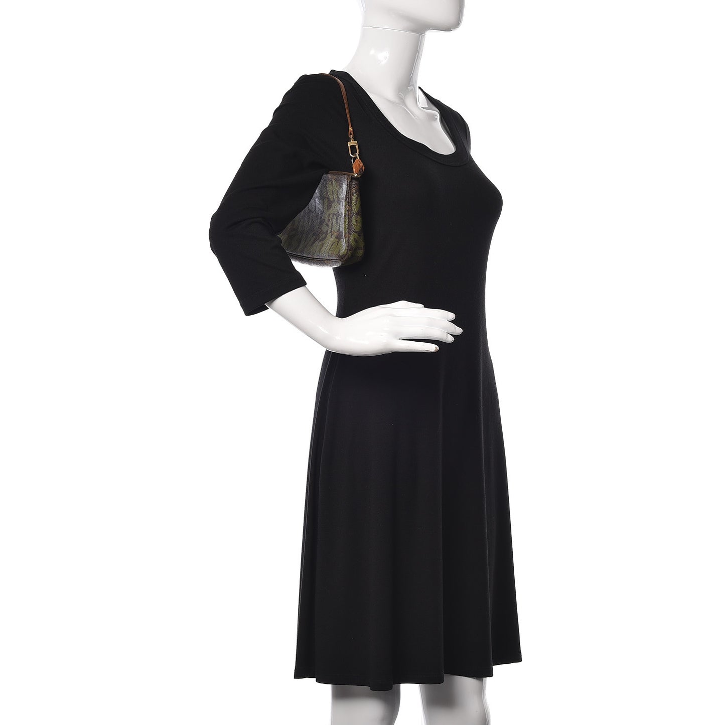 Monogram Graffiti Pochette Accessories Kaki