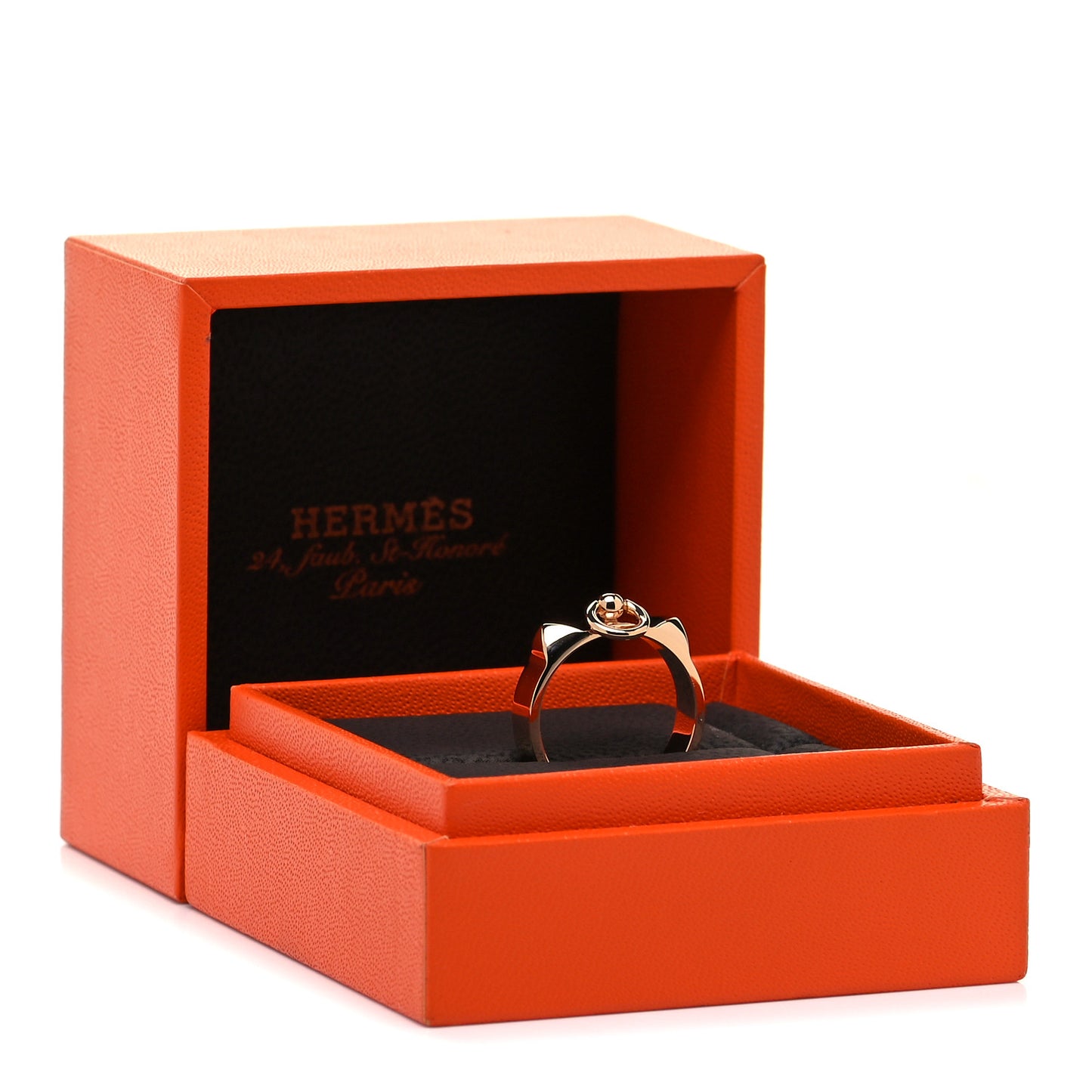 18K Rose Gold PM Collier De Chien Ring 53 6.25