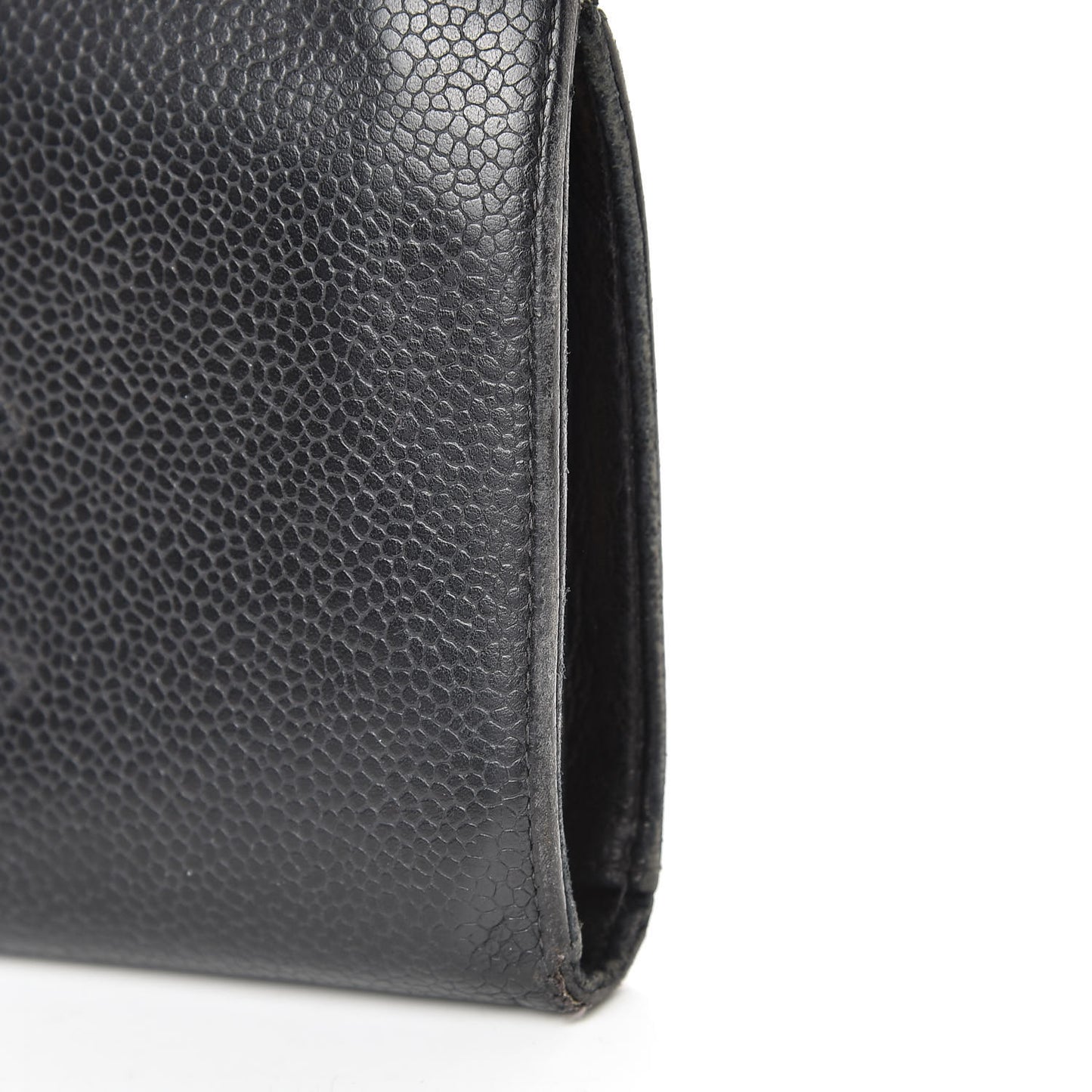 Caviar Timeless CC French Wallet Black