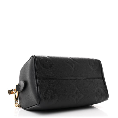 Louis Vuitton Empreinte Monogram Giant Speedy Bandouliere 20 Black 4 of 11