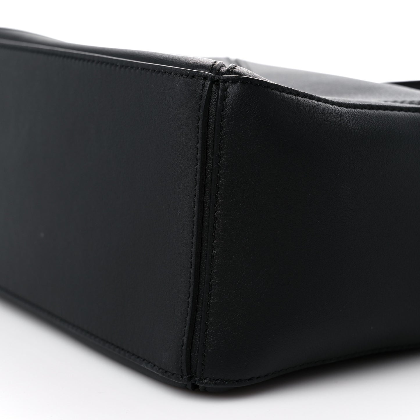 Calfskin Small Puzzle Bag Black